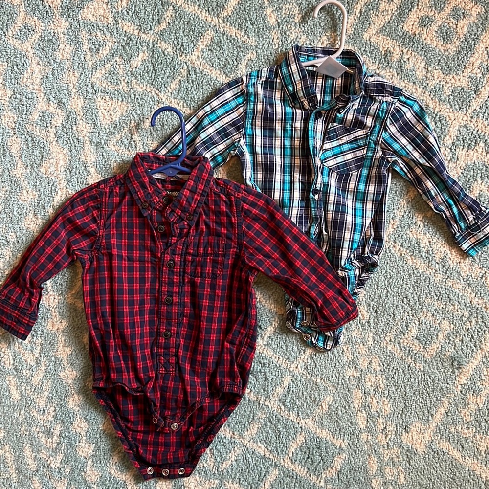 Plaid Shirt Onsie Bundle